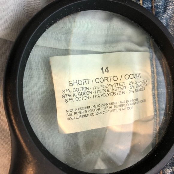 Gloria Vanderbilt Amanda Jeans Light Wash Denim 5 Pocket Womens Sz 14 Short - Picture 14 of 14